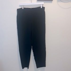 J. Crew Factory Pants Elastic Waist Black Size 14